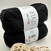 Пряжа Style 651 чёрный