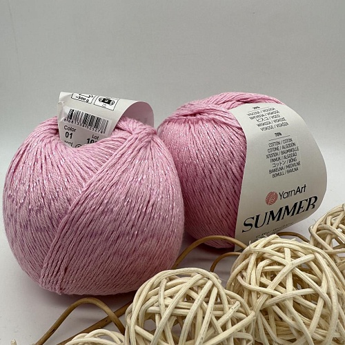Пряжа YarnArt Summer 01 нежная роза