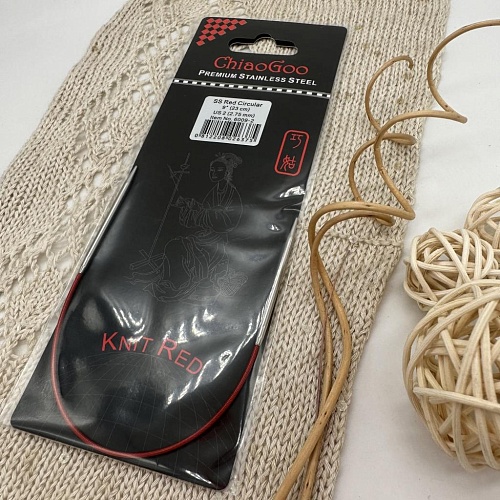 Спицы для вязания ChiaGoo спицы круговые металл 2.75 мм 23 см