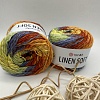 Пряжа Linen Soft лен, вискоза, хлопок 7412 летний букет