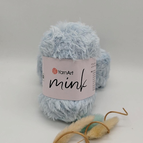 Пряжа Mink 351 голубой