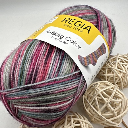 Пряжа Regia 4 - fadig Color 04076
