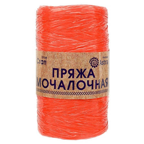 Пряжа Astra Premium Мочалочная (красный)