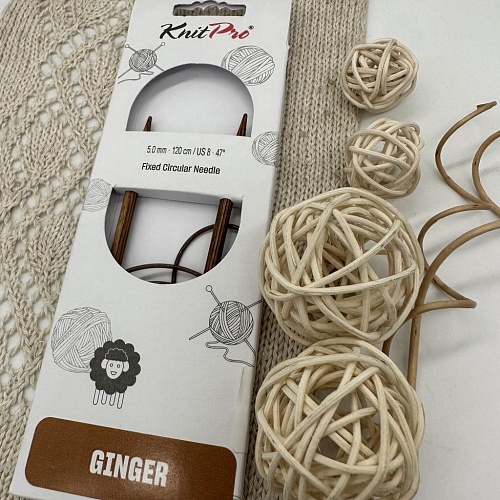 Спицы для вязания Ginger спицы круговые 5,0 мм 120 см
