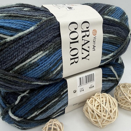 Пряжа Crazy Color 174