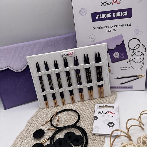 Спицы для вязания 19301 Набор съёмных спиц Jadore Cubics