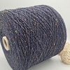Пряжа в бобинах TweedWool темно-синий
