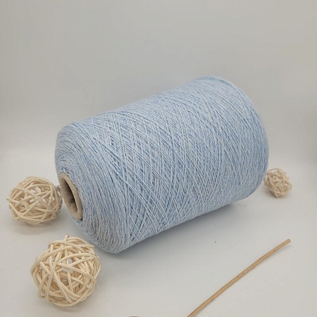 Пряжа в бобинах Millefili голубой лёд меланж