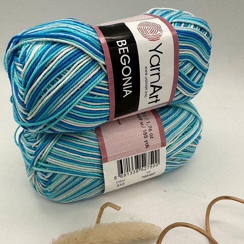 Пряжа YarnArt Begonia Print 510