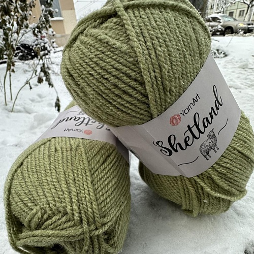 Пряжа Пряжа YarnArt Shetland 525 зеленое яблоко