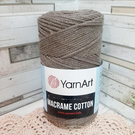 Пряжа Macrame cotton 791,норка