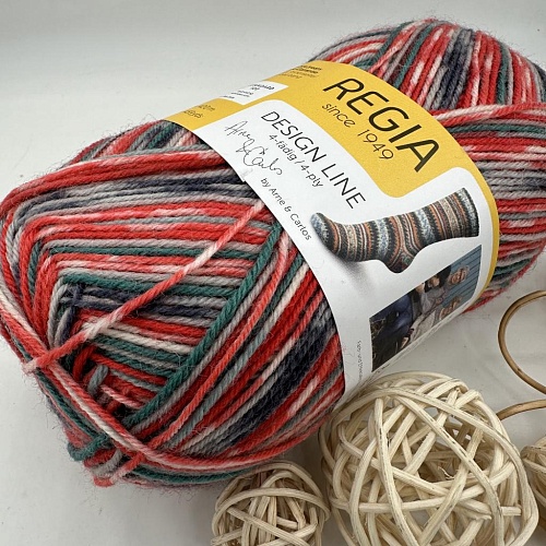 Пряжа Regia Design Line 4-fadig 03760 сад
