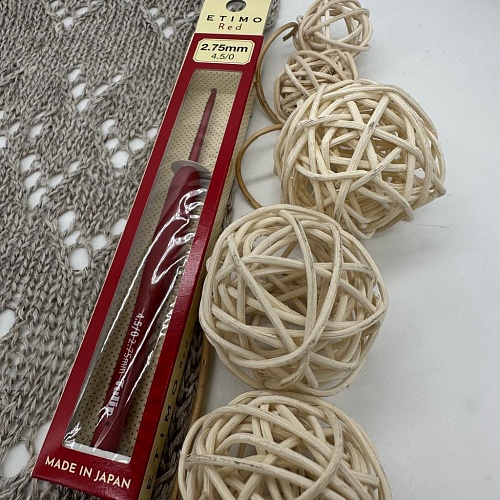 Крючки для вязания Крючок с ручкой ETIMO Red 2.75мм