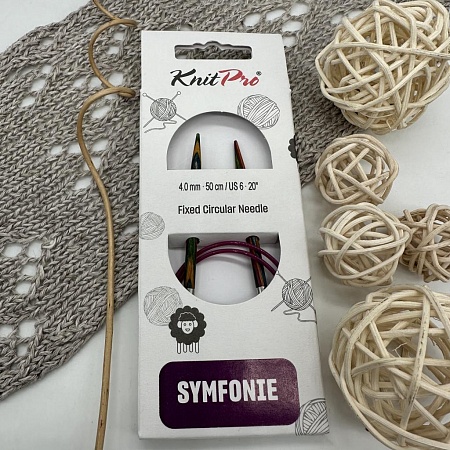 Спицы для вязания Спицы круговые Symfonie 50 cm №4.00