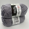 Пряжа Style 667 т.серебро