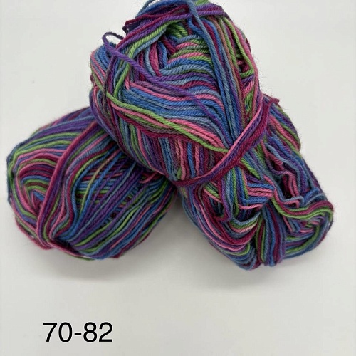 Пряжа в бобинах Arcobaleno (аркобалено) Цвет № 70-82
