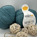 Пряжа Regia Merino Yak 07518 минеральный синий меланж