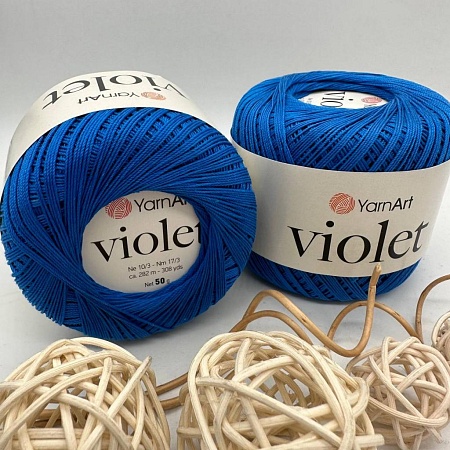 Пряжа YarnArt Violet 4915 (тёмн голубой)