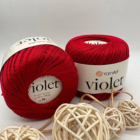 Пряжа YarnArt VIOLET 5020 (тёмн красный)