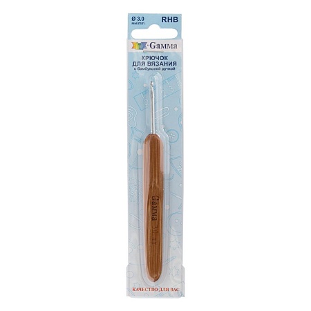 Крючки для вязания Крючок для вязания с бамбуковой ручкой № 3