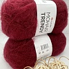 Пряжа Mohair trendy 109 бордо