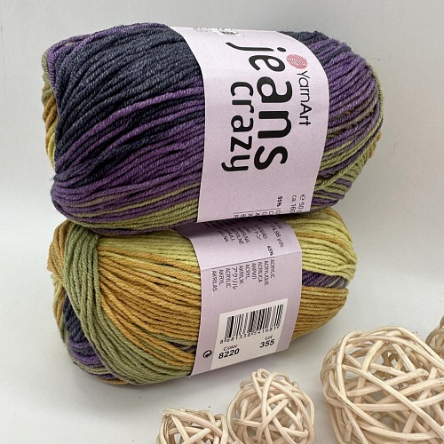 Пряжа Jeans Crazy 8220