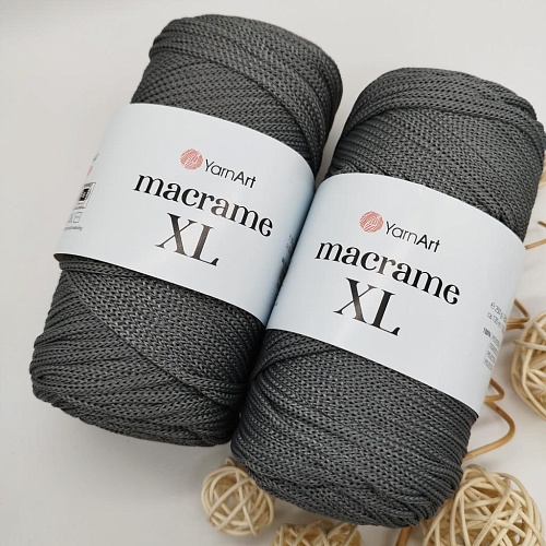 Пряжа Yarn Art Macrame XL 159 серый