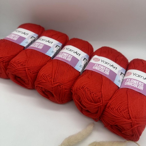 Пряжа Yarn art Flowers UNICOLOR 738