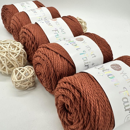 Пряжа Cotton fair 4/4