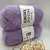Пряжа Mohair trendy 138 сирень