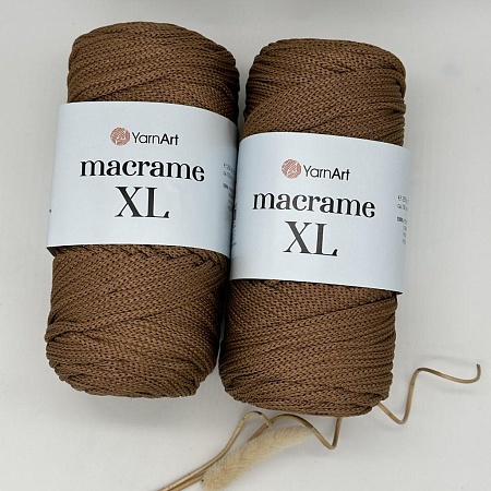 Пряжа Macrame XL 151 светло-коричневый