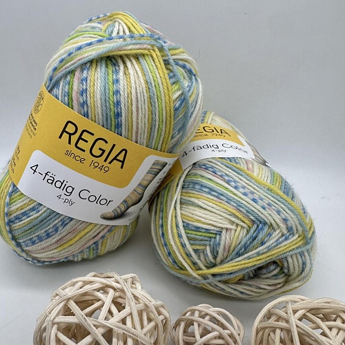 Пряжа Regia 4 - fadig Color 03792 /50гр