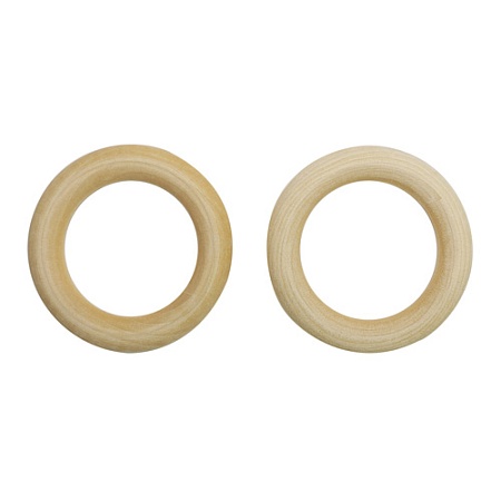 Бусины деревянные неокрашенные кольцо 60 мм, цена за 1 шт