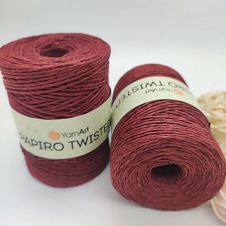 Пряжа Пряжа для вязания рафия крученая Papiro Twisted 1320