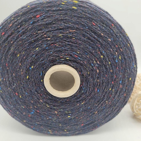 Пряжа в бобинах TweedWool темно-синий