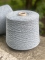 Пряжа в бобинах SOFT CASHMERE HAIR цвет серо-голубой с лёгким твидовым эффектом