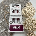 Спицы для вязания Спицы съемные укороченные Dreamz 10см №5.0 /ламинированная береза, вишня в цвету, 2шт в упаковке