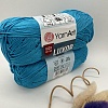 Пряжа Luxor 1241 тем бирюза