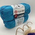 Пряжа Luxor 1241 тем бирюза