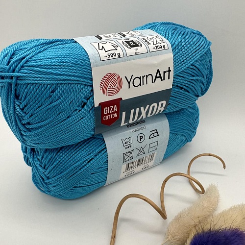 Пряжа Luxor 1241 тем бирюза
