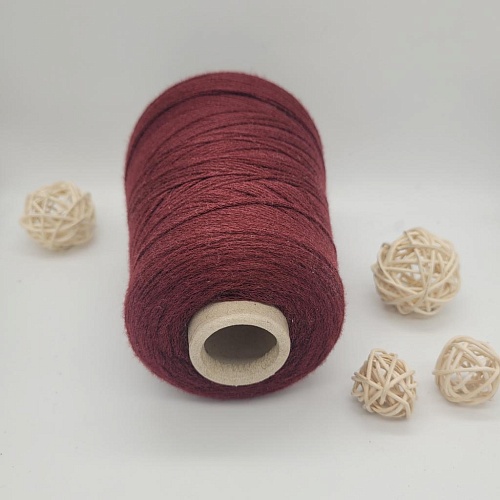 Пряжа в бобинах Avorio 3700 бордо