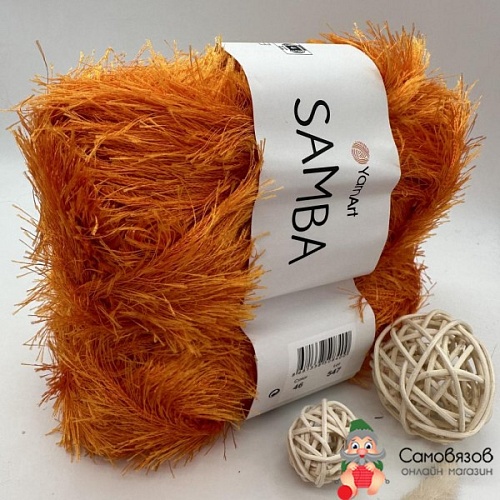 Пряжа YarnArt SAMBA 46 рыжий