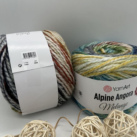 Пряжа Alpine Angora Melange 6404