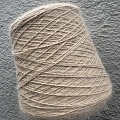 Пряжа в бобинах Angora Spiky 2/9000 14618 сливочная помадка