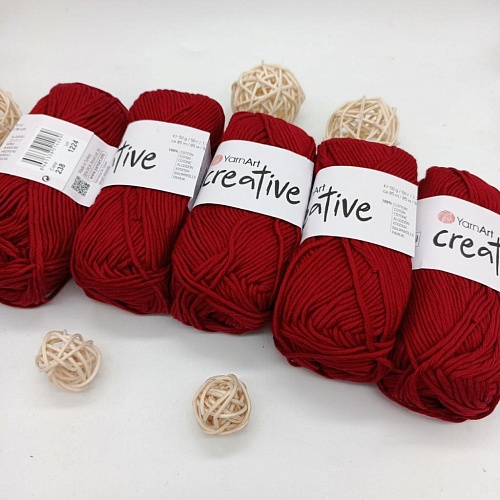 Пряжа Creative 238 бордовый