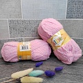 Пряжа Softy 185 нежно розовый