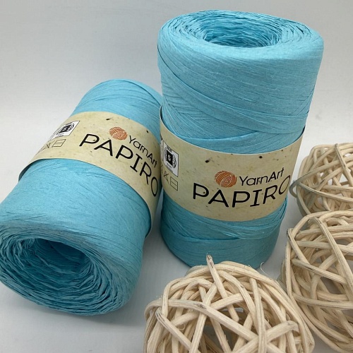Пряжа Пряжа для вязания рафия Papiro 1304