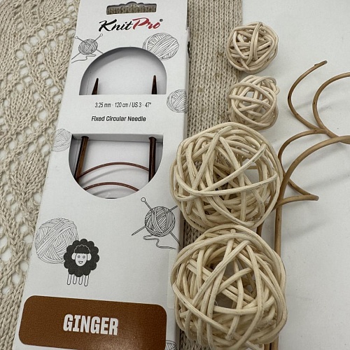Спицы для вязания Ginger спицы круговые 3,25 мм 120 см