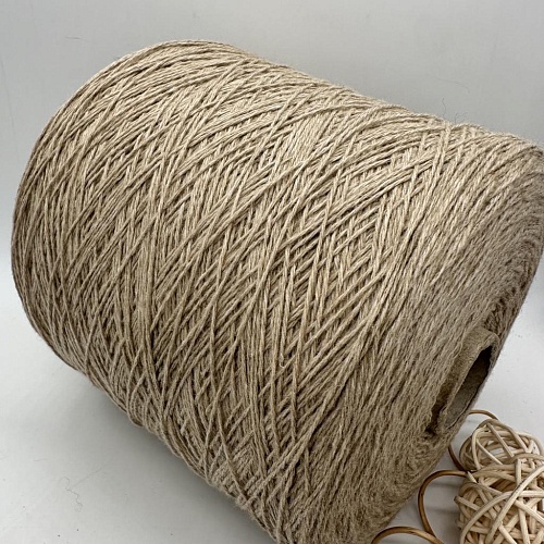 Пряжа в бобинах Himalaya як, шелк. Цвет песочный. Цена указана за 10гр