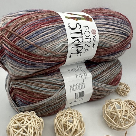 Пряжа Yarn Art Forza Stripe 2806